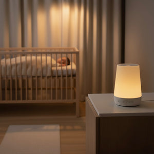 Nidoro Dormi - White Noise Machine met Nachtlamp & App Bediening - Vind de Rust Terug in Jullie Nachten
