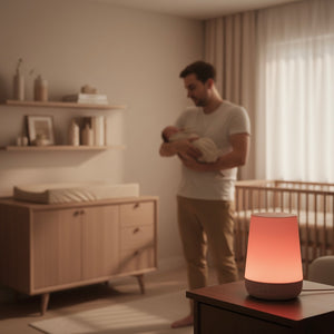 Nidoro Dormi - White Noise Machine met Nachtlamp & App Bediening - Vind de Rust Terug in Jullie Nachten